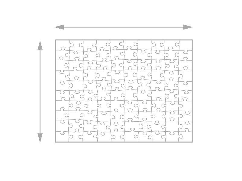 Afmeting puzzel