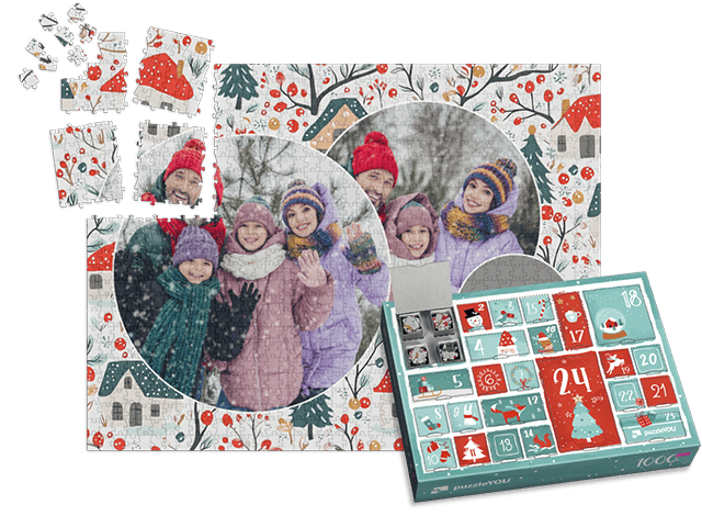 Puzzel Adventskalender voor kinderen