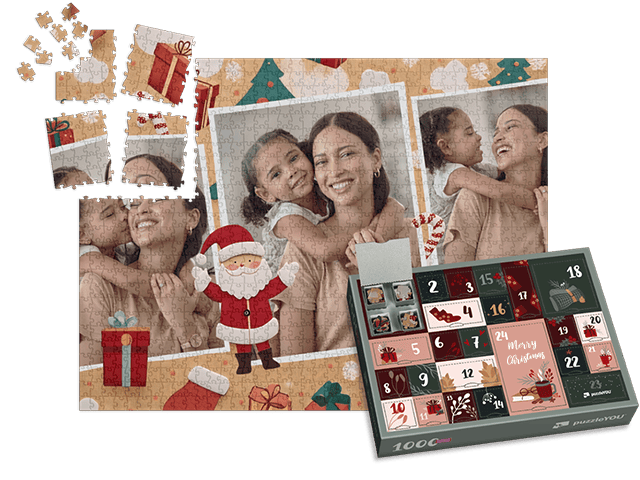 Puzzel Adventskalender voor kinderen