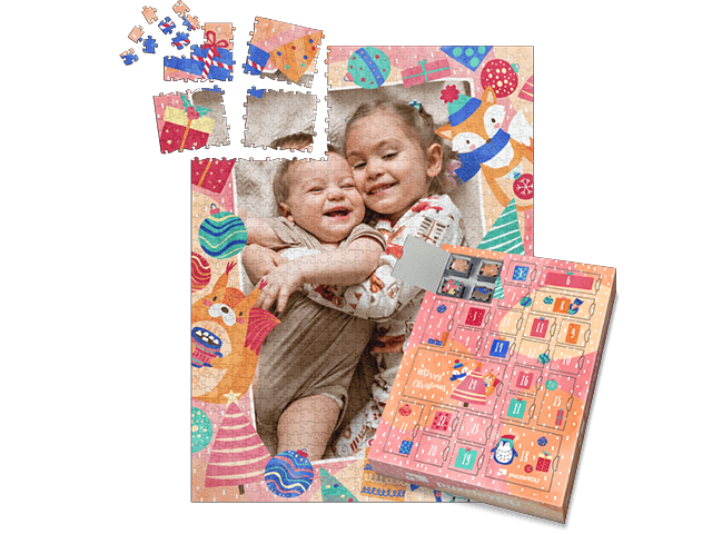 Puzzel Adventskalender voor kinderen