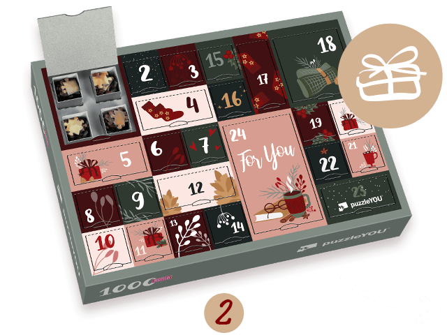 Puzzelverrassing achter 24 deurtjes