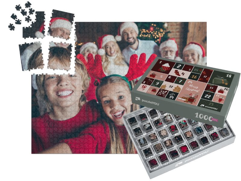 NIEUW: Puzzel Adventskalender met 1000 stukjes