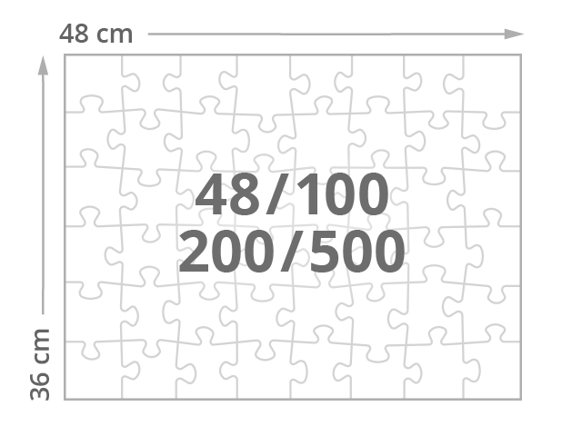 Afmeting 48 – 500 stukjes