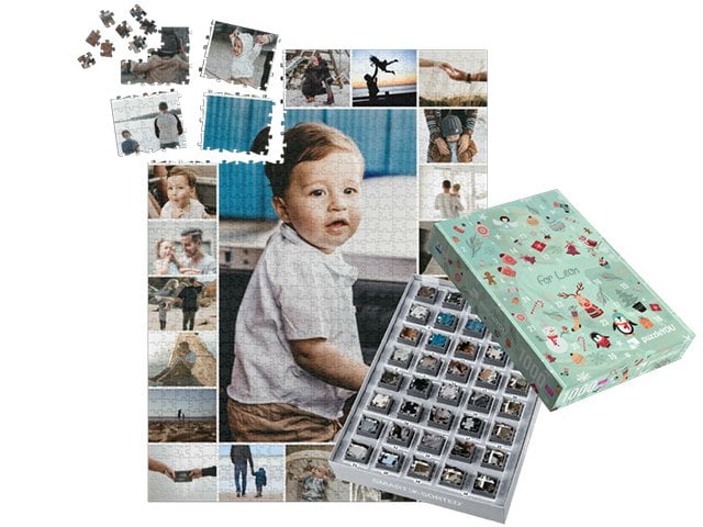 Puzzeldozen met foto('s)