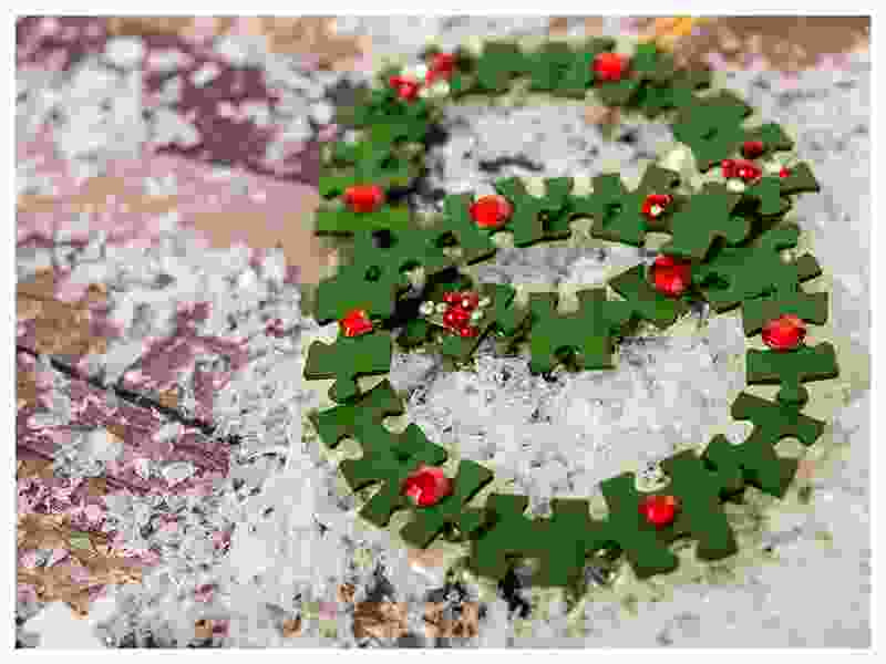 Puzzel-Adventskrans