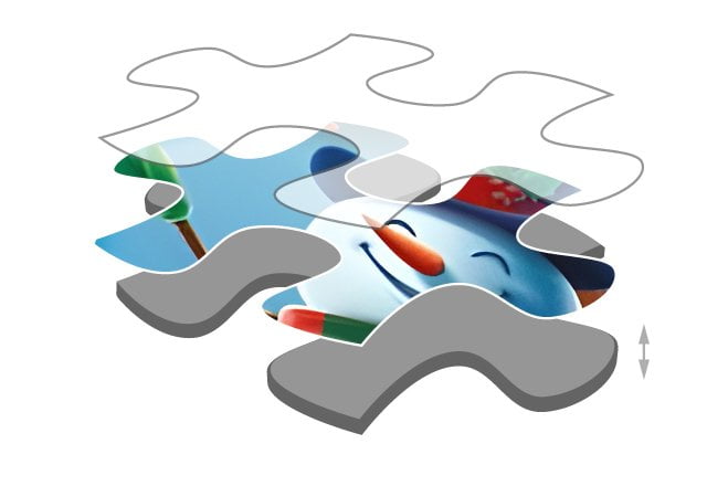 Dikte van de puzzelstukjes