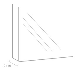 Dikte van het glas