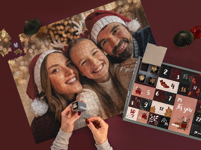 Puzzel Adventskalender met 1000 stukjes