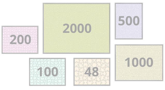 Puzzellijst 48-200 stukjes