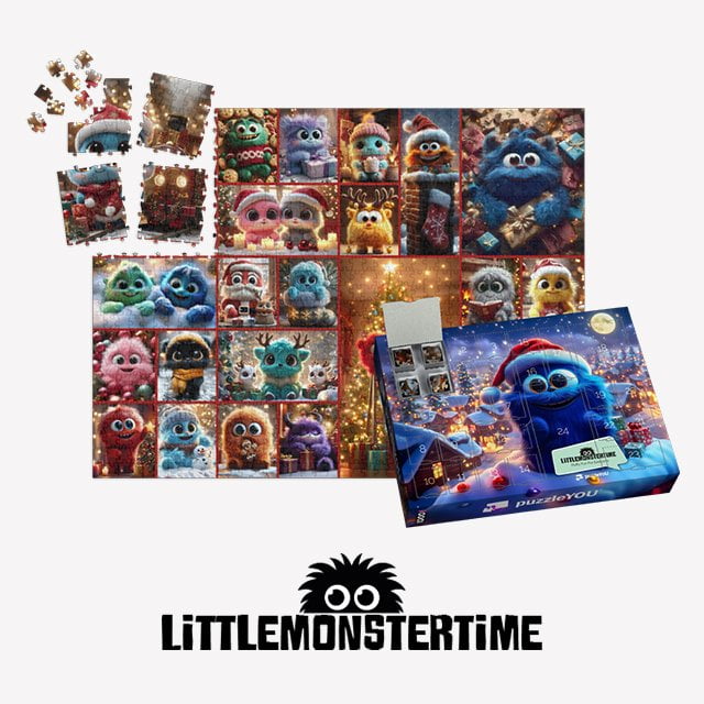 Puzzel-Adventskalender Littlemonstertime | puzzleYOU
