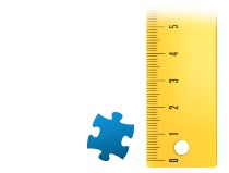 Verhouding puzzelstukje fotopuzzle 2000 stukjes