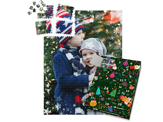 Puzzel Adventskalender voor kinderen