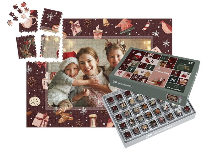 Puzzeldozen met foto('s)