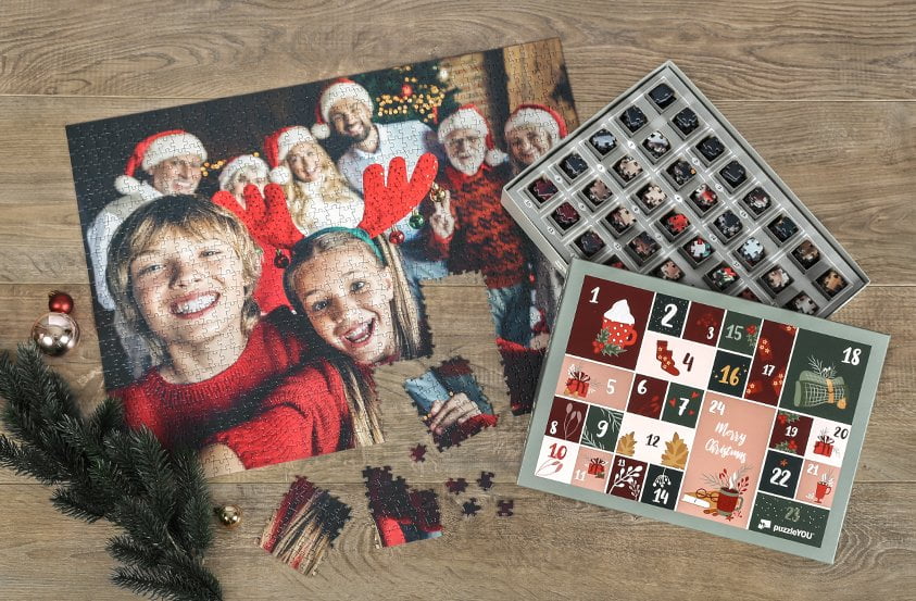 Puzzel Adventskalender: 1000 stukjes voor 24 dagen